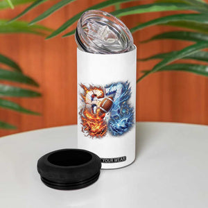 American Football Six Seven Meme 4 in 1 Can Cooler Tumbler Funny Gen Alpha Slang Gift TS12 Print Your Wear