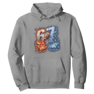 American Football Six Seven Meme Hoodie Funny Gen Alpha Slang Gift TS12 Sport Gray Print Your Wear