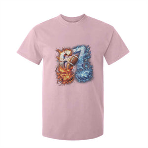 American Football Six Seven Meme T Shirt For Kid Funny Gen Alpha Slang Gift TS12 Light Pink Print Your Wear