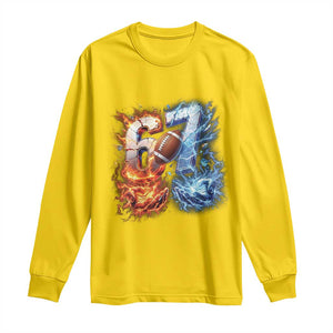 American Football Six Seven Meme Long Sleeve Shirt Funny Gen Alpha Slang Gift TS12 Daisy Print Your Wear