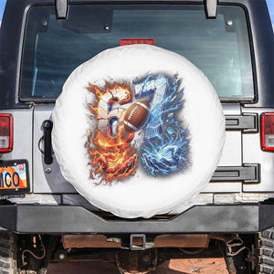 American Football Six Seven Meme Spare Tire Cover Funny Gen Alpha Slang Gift TS12 No hole White Print Your Wear