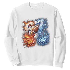 American Football Six Seven Meme Sweatshirt Funny Gen Alpha Slang Gift TS12 White Print Your Wear