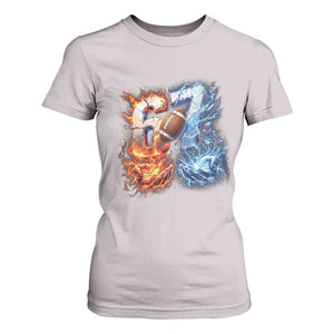 American Football Six Seven Meme T Shirt For Women Funny Gen Alpha Slang Gift TS12 Ice Gray Print Your Wear