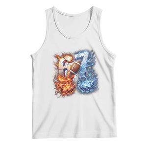 American Football Six Seven Meme Tank Top Funny Gen Alpha Slang Gift TS12 White Print Your Wear