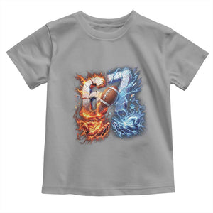 American Football Six Seven Meme Toddler T Shirt Funny Gen Alpha Slang Gift TS12 Sport Gray Print Your Wear