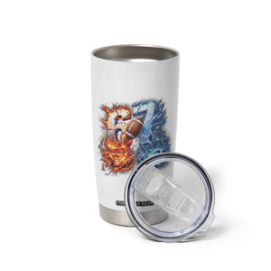American Football Six Seven Meme Tumbler Cup Funny Gen Alpha Slang Gift TS12 Print Your Wear