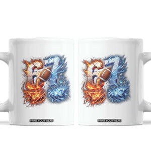 American Football Six Seven Meme Coffee Mug Funny Gen Alpha Slang Gift TS12 White Print Your Wear