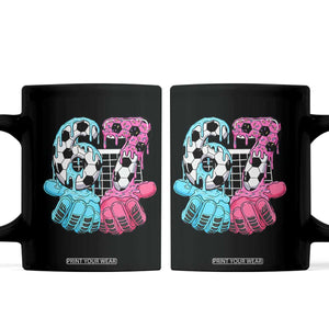 Drip Soccer Six Seven Meme Coffee Mug Funny Gen Alpha Slang TS12 Black Print Your Wear