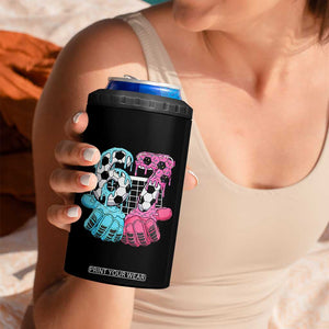 Drip Soccer Six Seven Meme 4 in 1 Can Cooler Tumbler Funny Gen Alpha Slang TS12 Print Your Wear