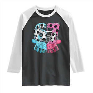 Drip Soccer Six Seven Meme Raglan Shirt Funny Gen Alpha Slang TS12 Black White Print Your Wear