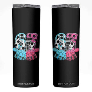 Drip Soccer Six Seven Meme Skinny Tumbler Funny Gen Alpha Slang TS12 Black Print Your Wear