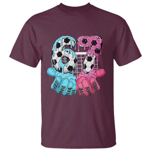 Drip Soccer Six Seven Meme T Shirt Funny Gen Alpha Slang TS12 Maroon Print Your Wear