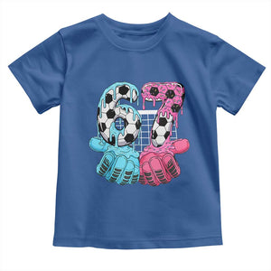 Drip Soccer Six Seven Meme Toddler T Shirt Funny Gen Alpha Slang TS12 Royal Blue Print Your Wear