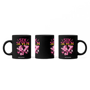 Funny Gen Z Alpha Gift Coffee Mug Six Seven Meme Soccer Lover TS12 Print Your Wear