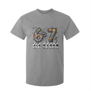 Six Seven Meme Soccer Lover T Shirt For Kid Funny Gift For Gen Z TS12 Sport Gray Print Your Wear