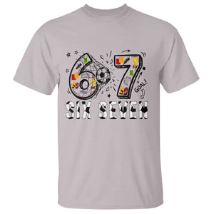Six Seven Meme Soccer Lover T Shirt Funny Gift For Gen Z TS12 Ice Gray Print Your Wear