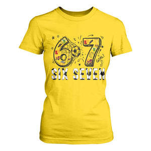 Six Seven Meme Soccer Lover T Shirt For Women Funny Gift For Gen Z TS12 Daisy Print Your Wear