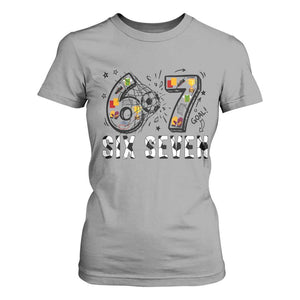 Six Seven Meme Soccer Lover T Shirt For Women Funny Gift For Gen Z TS12 Sport Gray Print Your Wear