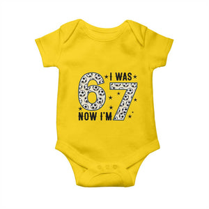 Funny Soccer Baby Onesie I Was 6 Now I Am 7 Meme TS12 Daisy Print Your Wear
