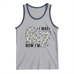 Funny Soccer Tank Top I Was 6 Now I Am 7 Meme TS12 Athletic Heather Navy Print Your Wear