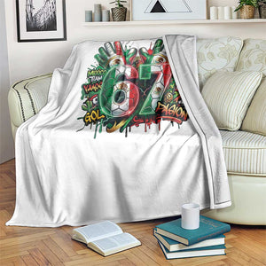 Funny Mexico Soccer Throw Blanket Six Seven Meme Trending Gift TS12 Print Your Wear