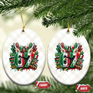 Funny Mexico Soccer Ceramic Ornament Six Seven Meme Trending Gift TS12 Print Your Wear