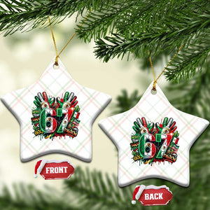 Funny Mexico Soccer Ceramic Ornament Six Seven Meme Trending Gift TS12 Print Your Wear