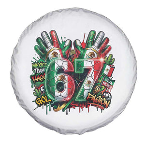 Funny Mexico Soccer Spare Tire Cover Six Seven Meme Trending Gift TS12 Print Your Wear