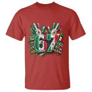 Funny Mexico Soccer T Shirt Six Seven Meme Trending Gift TS12 Red Print Your Wear