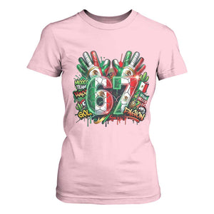 Funny Mexico Soccer T Shirt For Women Six Seven Meme Trending Gift TS12 Light Pink Print Your Wear