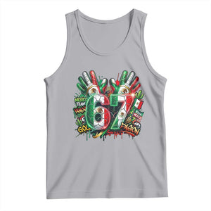 Funny Mexico Soccer Tank Top Six Seven Meme Trending Gift TS12 Athletic Heather Print Your Wear