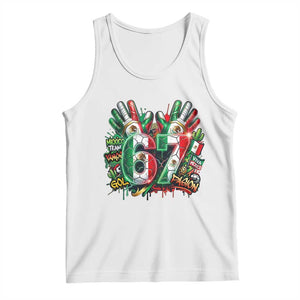 Funny Mexico Soccer Tank Top Six Seven Meme Trending Gift TS12 White Print Your Wear