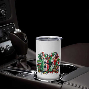 Funny Mexico Soccer Tumbler Cup Six Seven Meme Trending Gift TS12 Print Your Wear