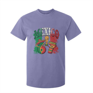 Mexico Soccer Fan T Shirt For Kid Funny 67 Viral Gen Alpha Slang Gift TS12 Violet Print Your Wear