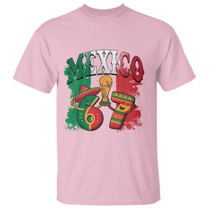 Mexico Soccer Fan T Shirt Funny 67 Viral Gen Alpha Slang Gift TS12 Light Pink Print Your Wear