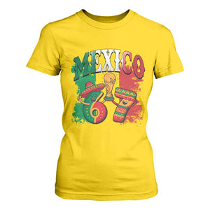 Mexico Soccer Fan T Shirt For Women Funny 67 Viral Gen Alpha Slang Gift TS12 Daisy Print Your Wear