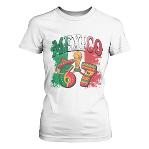 Mexico Soccer Fan T Shirt For Women Funny 67 Viral Gen Alpha Slang Gift TS12 White Print Your Wear