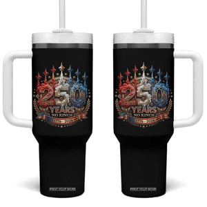 250 Years No Kings Tumbler With Handle Patriotic Independence Anniversary TS12 One Size: 40 oz Black Print Your Wear