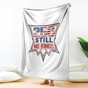 Crown Protest 250 Still No Kings Throw Blanket American Independence Pride TS12 Print Your Wear