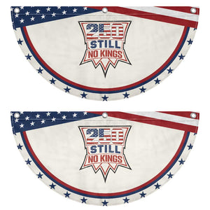 Crown Protest 250 Still No Kings Patriotic Fan Flag American Independence Pride