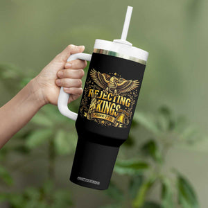 Rejecting Kings Since 1776 Tumbler With Handle Eagle Freedom Patriotic TS12 Print Your Wear