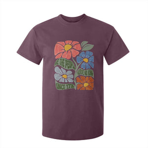 Wildflower Protest T Shirt For Kid We The People Serve No Kings TS12 Maroon Print Your Wear