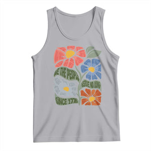 Wildflower Protest Tank Top We The People Serve No Kings TS12 Athletic Heather Print Your Wear