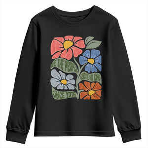 Wildflower Protest Youth Sweatshirt We The People Serve No Kings TS12 Black Print Your Wear