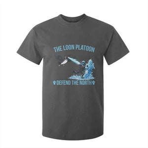 The Loon Platoon Defend The North T Shirt For Kid Minnesota Rebel Loon Resist TS12 Dark Heather Print Your Wear