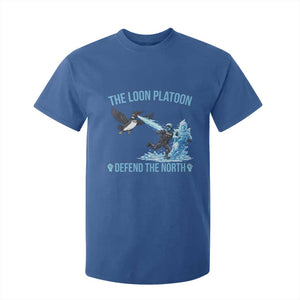The Loon Platoon Defend The North T Shirt For Kid Minnesota Rebel Loon Resist TS12 Royal Blue Print Your Wear