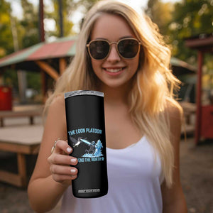 The Loon Platoon Defend The North Skinny Tumbler Minnesota Rebel Loon Resist TS12 Print Your Wear