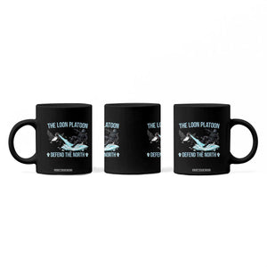The Loon Platoon Defend The North Coffee Mug Minnesota State Bird Rebel TS12 Print Your Wear