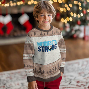 MN State Bird Loon Ugly Christmas Sweater Minnesota Strong Pride TS12 Mocha Mousse Print Your Wear