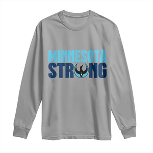 MN State Bird Loon Long Sleeve Shirt Minnesota Strong Pride TS12 Sport Gray Print Your Wear